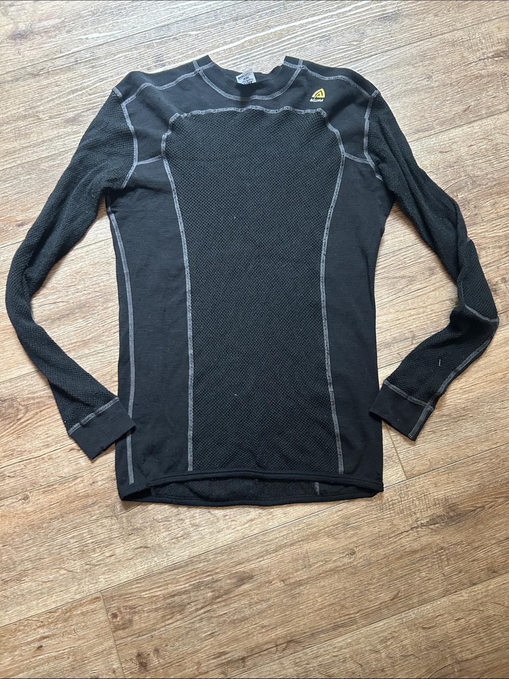 Black Men’s Thermal wool net under shirt